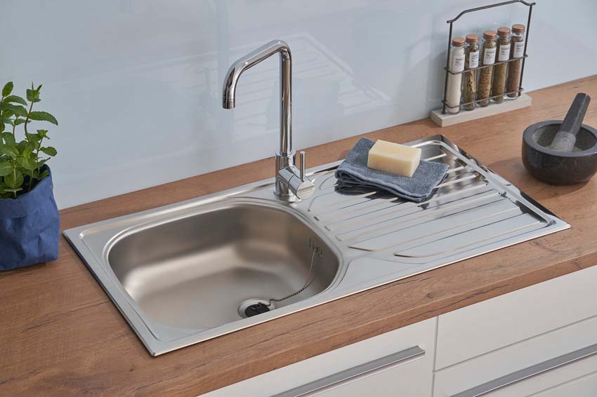 Évier Ned inox 86x50cm