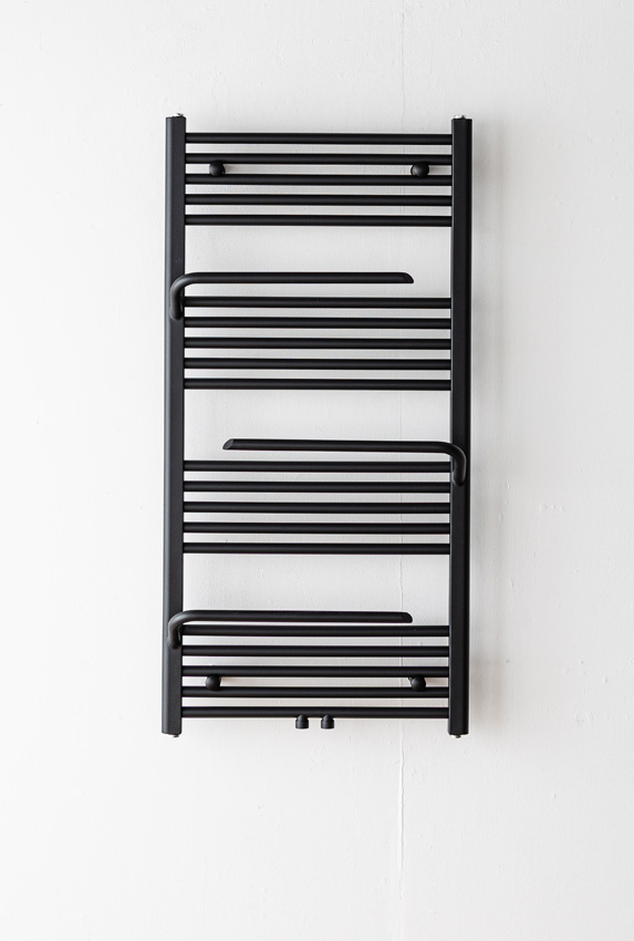 Handdoekradiator Dale enkel 120x60cm zwart 575Watt