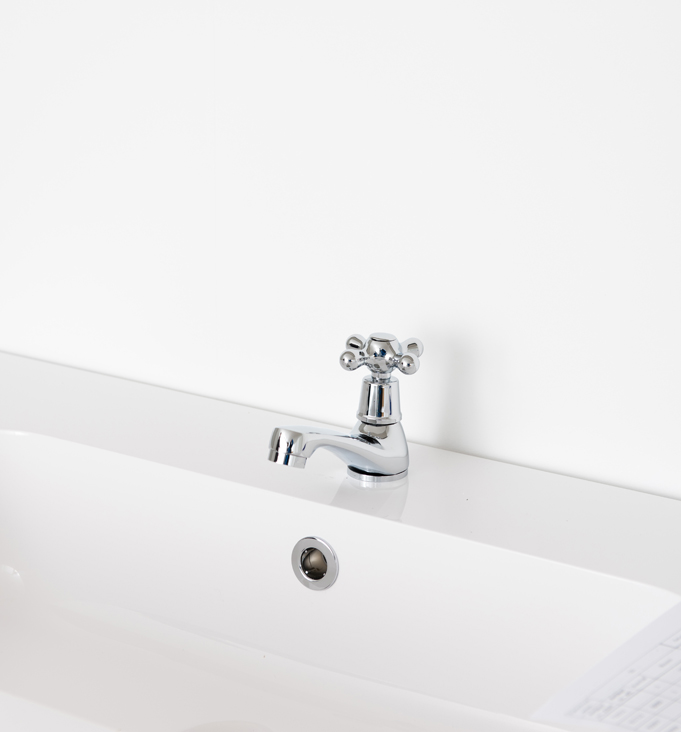 Koudwaterkraan Milo glanzend chroom