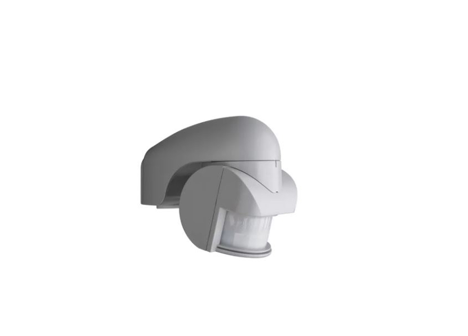 Détecteur de mouvement - gris - 7x10,4x9,4cm - 140° - 10m - IP44
