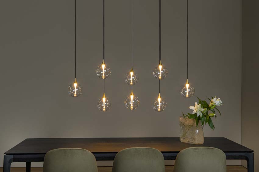 Lucide Premium Gisela - Hanglamp - Ø 140 cm - LED Dimb. - 8x3,9W 2700K - Transparant Lucide Premium Gisela - Hanglamp - Ø 140 cm - LED Dimb. - 8x3,9W 2700K - Transparant