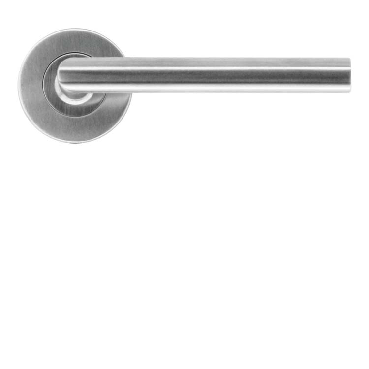 Poignée de porte bologna 16mm inox plus sans rosace