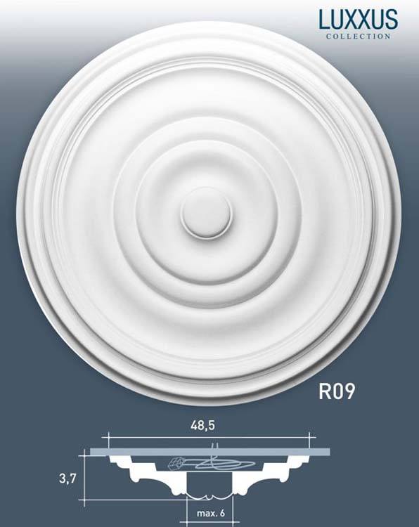 Rosace Orac Decor Blanc R.09 / 485 mm Rosace Orac Decor Blanc R.09 / 485 mm