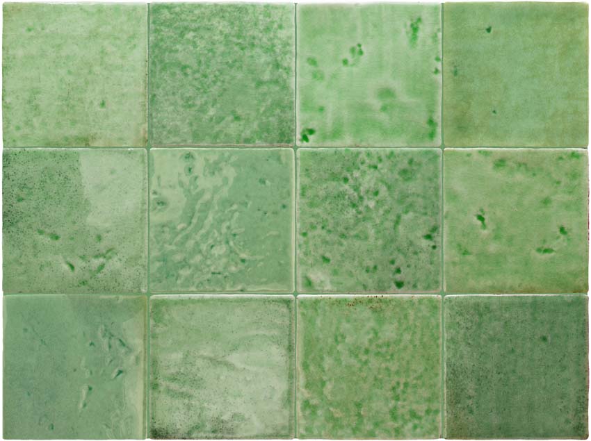 Staal wandtegel Tropical Green