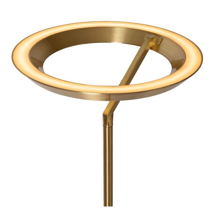 Staande lamp - mat goud/messing - Ø28 cm - dimbaar LED - 21W - 2700K