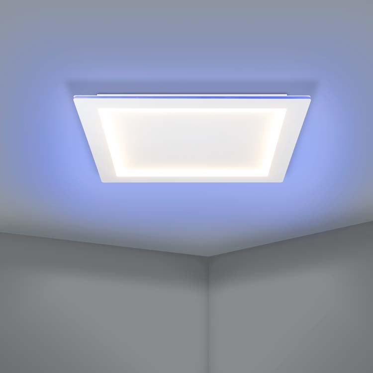 Plafonnier - blanc - 59,5x59,5cm - dimmable - LED - 1x35,5W - 2700-6500K + RGB