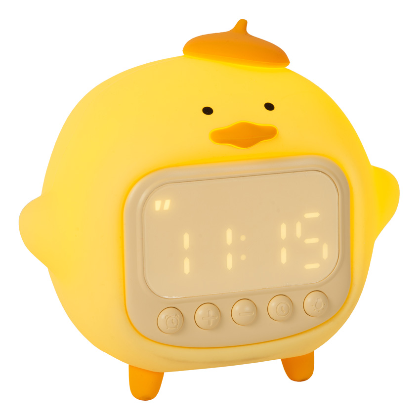 Oplaadbare Nachtlamp Kinderkamer - Accu/Batterij - LED 3 StepDimbaar - 1x1,5W 2100K - Met muziekfunctie - Geel