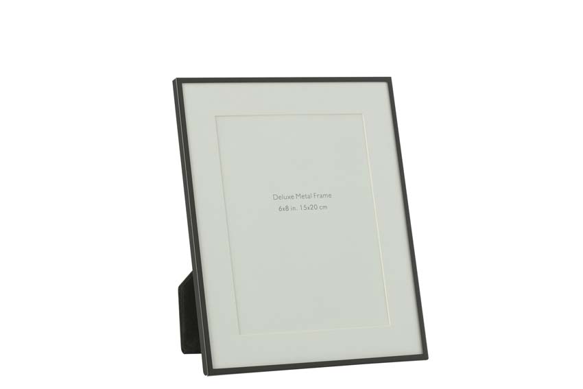 Fotokader J-Line Deluxe zwart 20,5x16x25,5cm met fijne boord