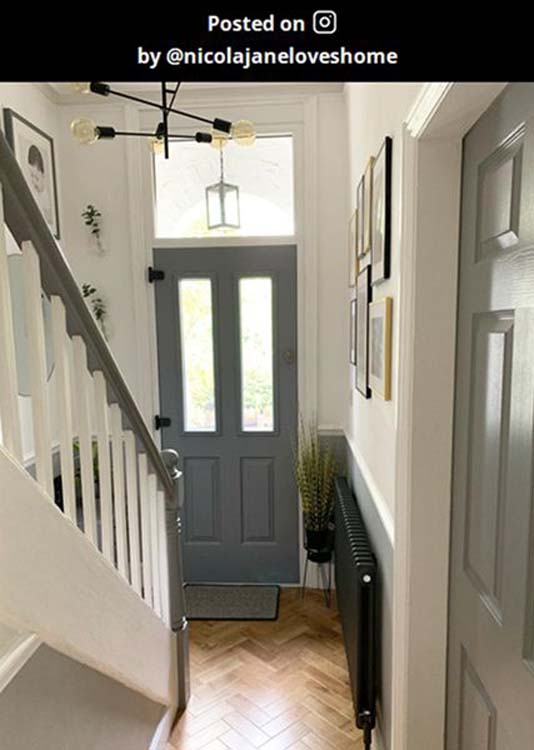 Plafonnier - noir - 6xE27 - 60W