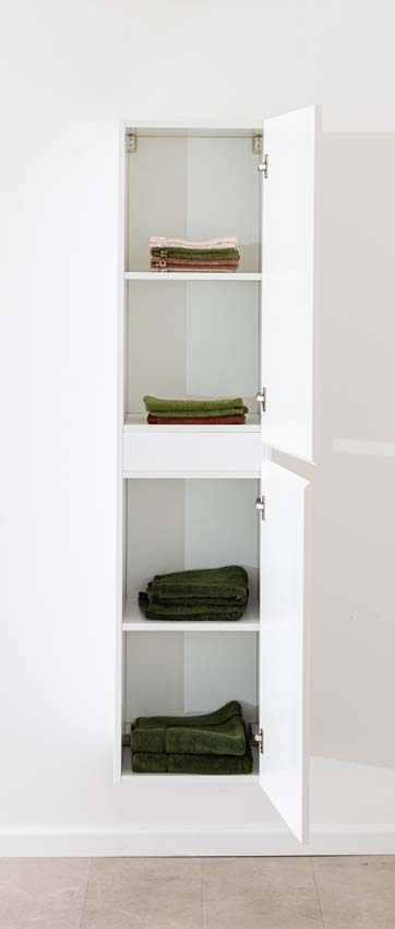 Kolomkast Tibo/Tony mat wit hangend 170x40x35cm