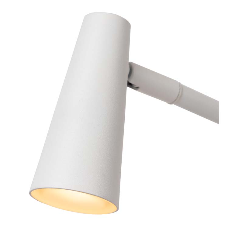 Leeslamp - wit - H47,5cm - LED - 3W - 2700K - 3 StepDim - opblaadbaar