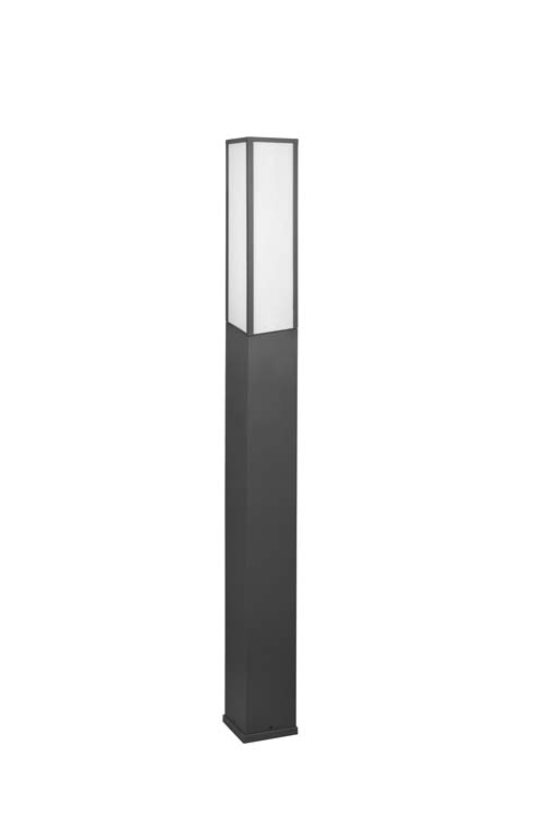 Eclairage extérieur LED poteau anthracite H155cm 18W 1800LM 3000KIP54