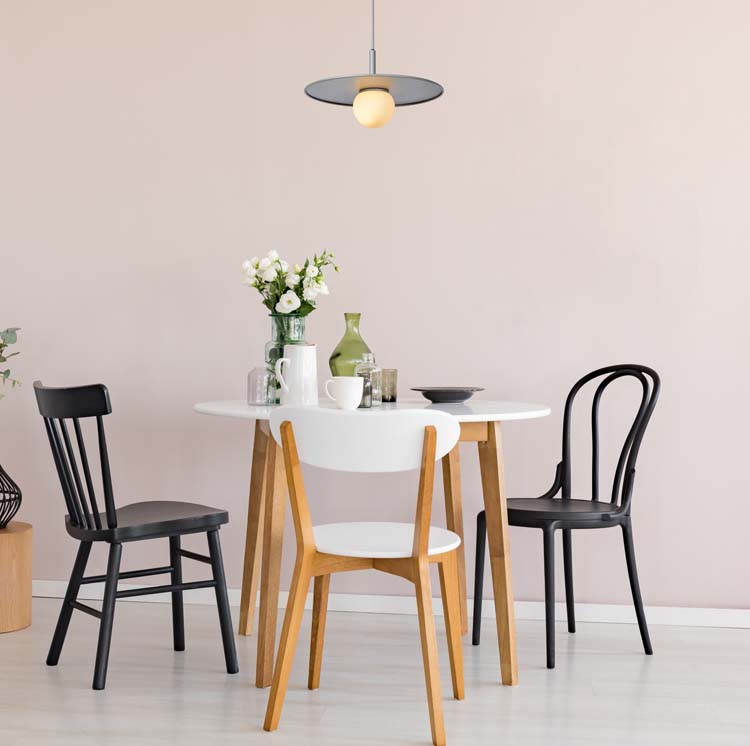 Suspension - chrome - Ø30cm - G9 - 35W