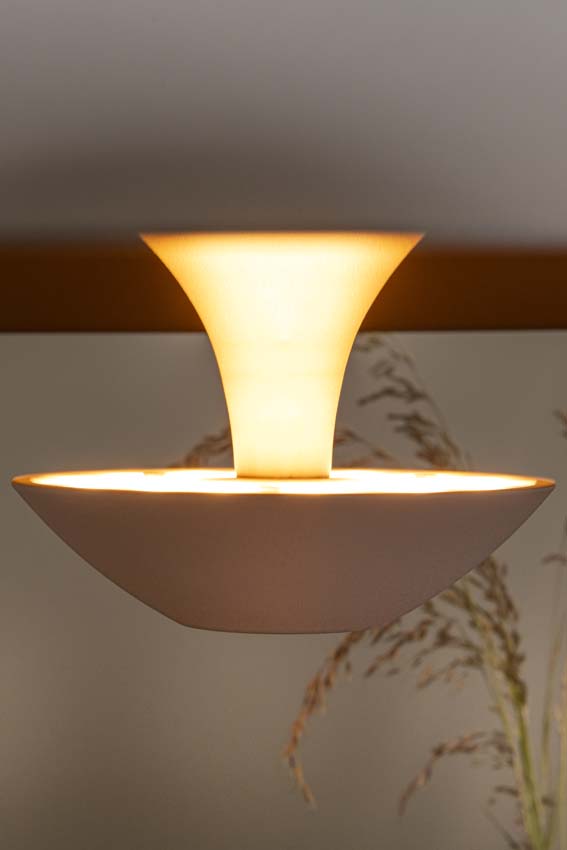 Lucide Premium Kenneth - Hanglamp - Ø60cm - LED Dimbaar - 1x16W 2700K - Wit