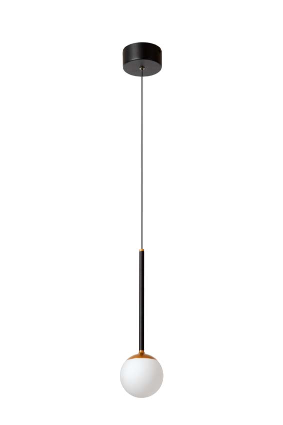 Lucide Premium Calina - Hanglamp - Ø 9,9 cm - LED Dimb. - 1x9W 2700K - Zwart Lucide Premium Calina - Hanglamp - Ø 9,9 cm - LED Dimb. - 1x9W 2700K - Zwart