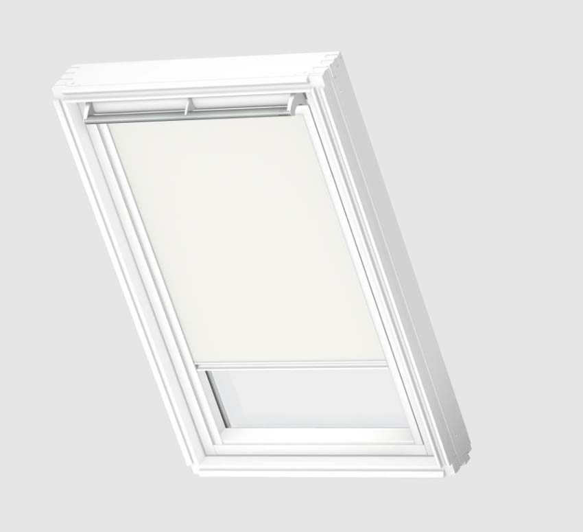 Rolgordijn Velux verduisterend handbediend wit UK04 1025SWL