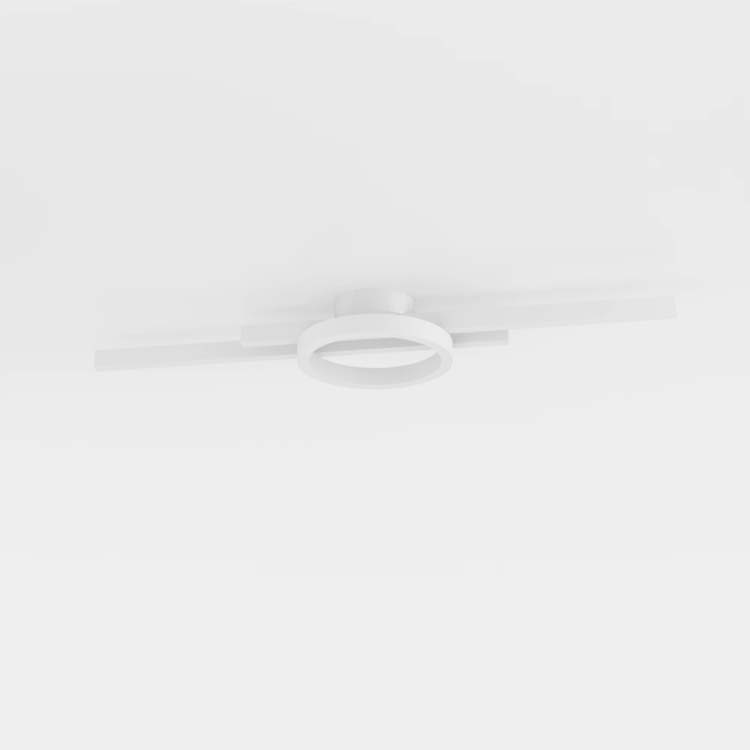 Plafondlamp - wit - 77,5x20x7,5cm - dimbaar - LED - 1x23,5W -2700-6500K + RGB