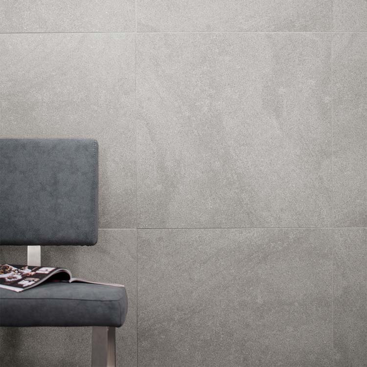 Carrelage de sol et mural Kass gris 45x45cm