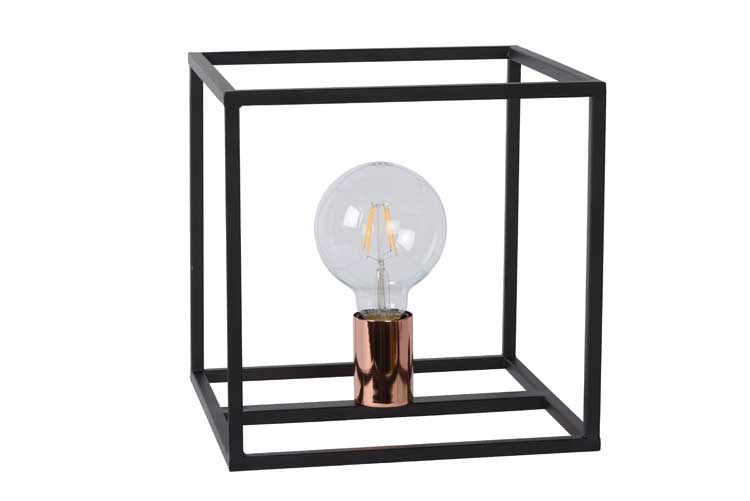 Lucide ARTHUR - Lampe de table - E27 - Noir