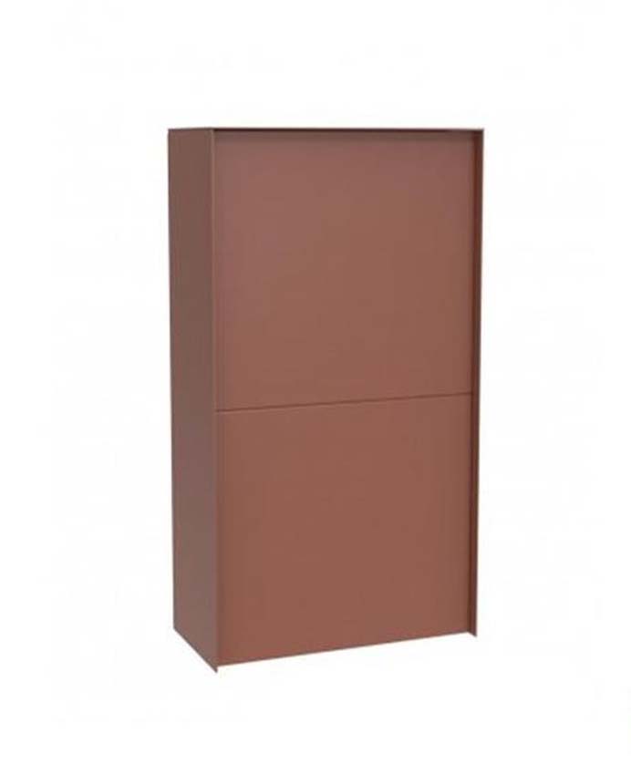 Pakketbrievenbus eSafe Dropbox cortenstaal look medium back