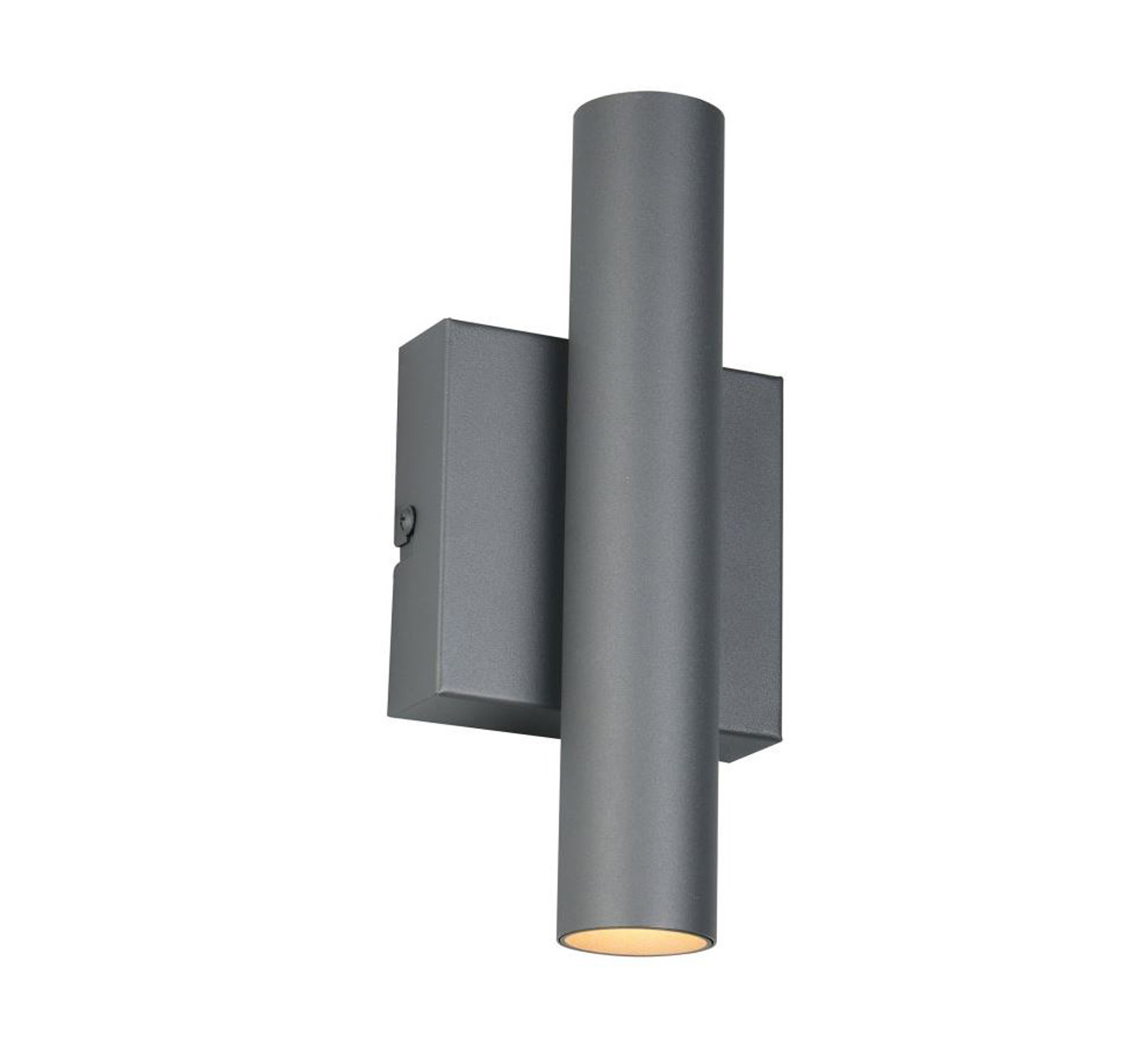 Applique murale - anthracite - 10x6,5x22cm - dimmable - 2xGU10 max. 5W