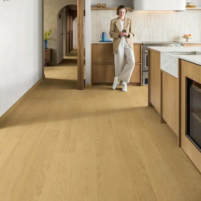 Stratifié Quick-Step Impressive 8mm chêne dune 138x19cm