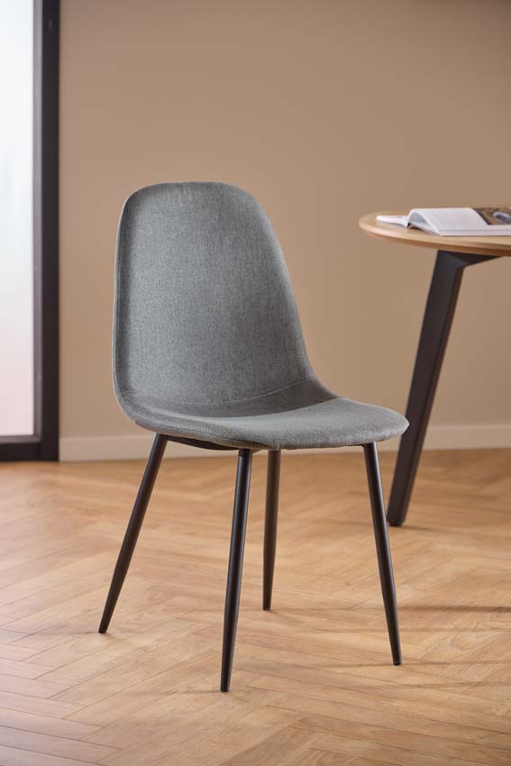 Stoel Alicia donkergrijs