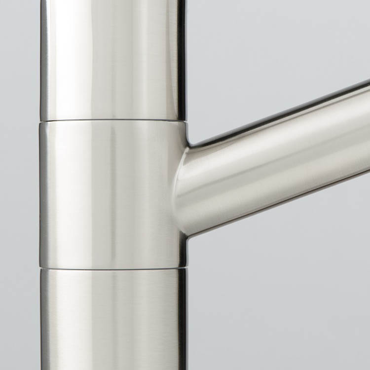 Keukenkraan Unai inox-look