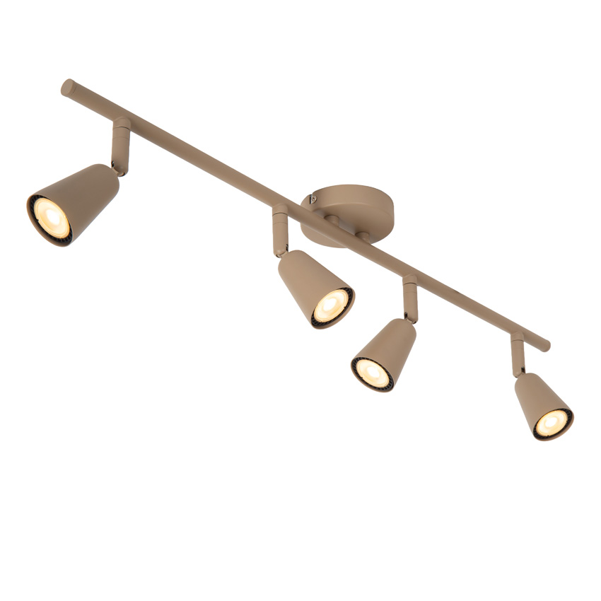 Opbouwspot - Taupe - 76x17,5x14cm - 4xGU10