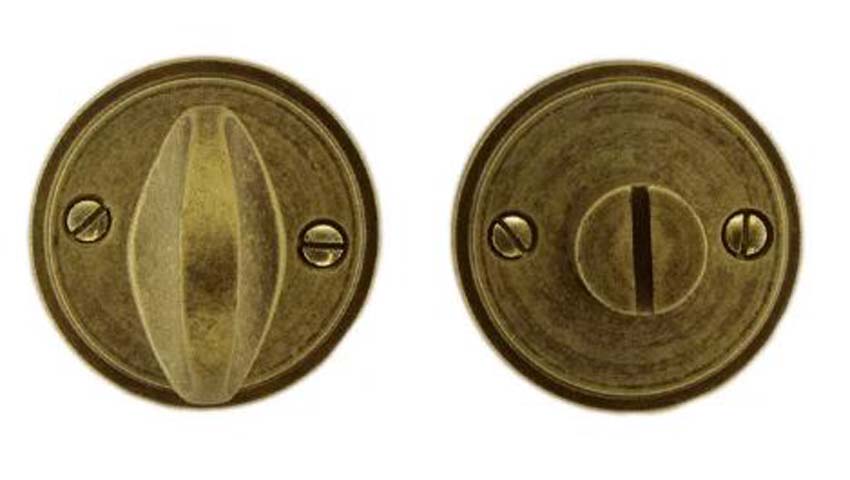 Garniture WC pro Rond Retro 48mm plat old yellow