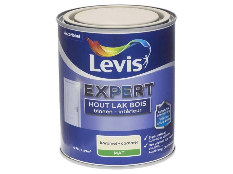 Levis Expert houtlak binnen mat 0,75l caramel
