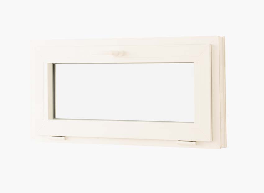 Châssis battant pvc Deceuninck Elegant Infinity blanc/bl B1500xH500 mm Châssis battant pvc Deceuninck Elegant Infinity blanc/bl B1500xH500 mm