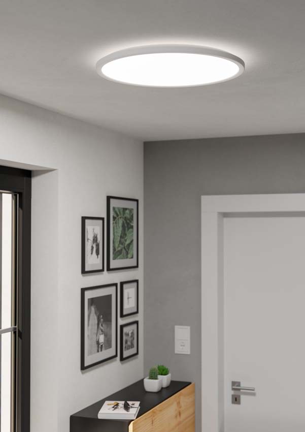 Plafonnier - Blanc - Ø50cm - Dimmable - LED - 1x36W - 2700-6500K - télécommande
