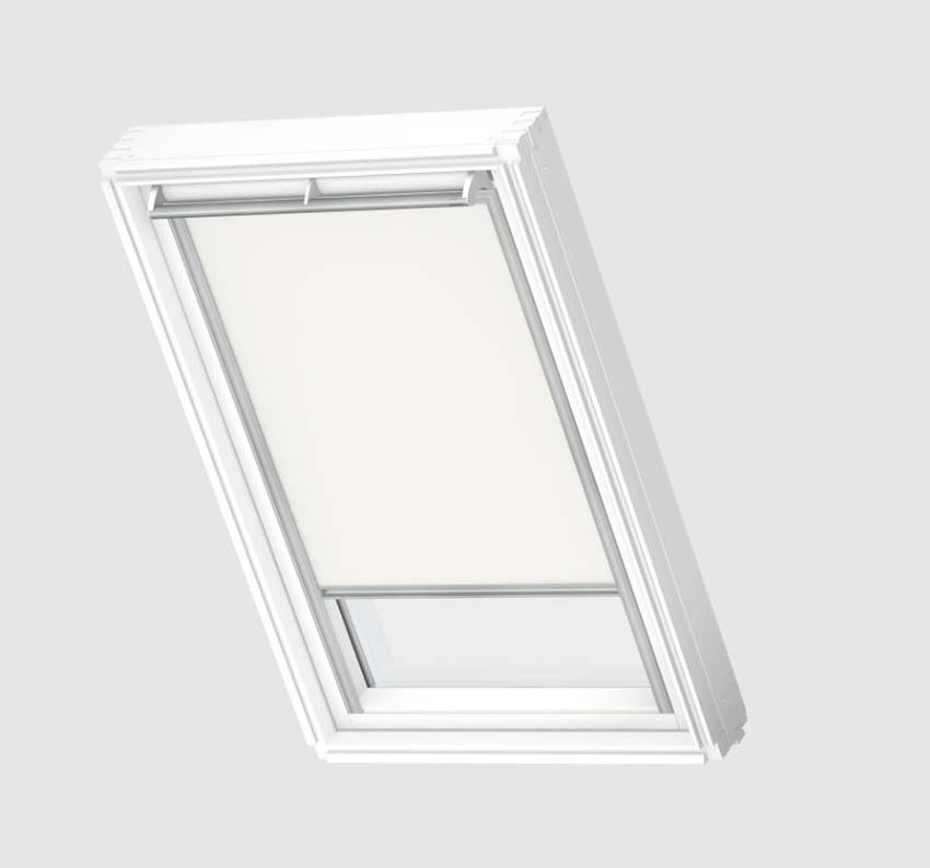 Store enrouleur Velux occultant à commande manuelle blanc SK08 1025S