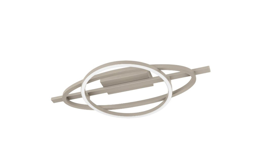 Plafondlamp - zand - 55x27,5x8,5cm - LED - 1x21W - 2700/4000/6500K - CCT