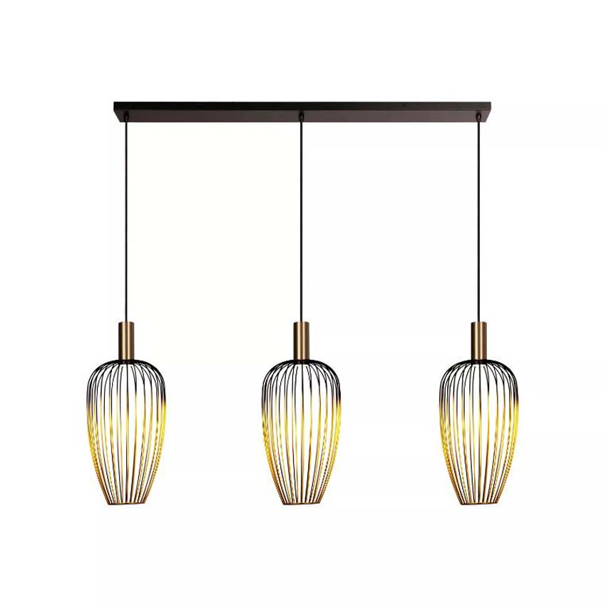 Lucide Vibes Aurelie - Suspension - 3xGU10 (MR11) - Or