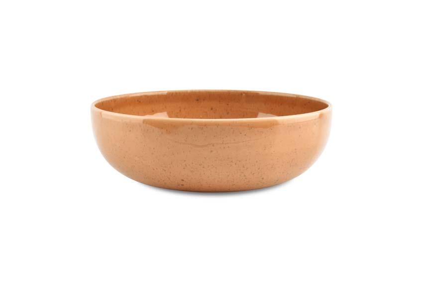 Serveerschaal Blush peach oranje 25,5 x h8 cm