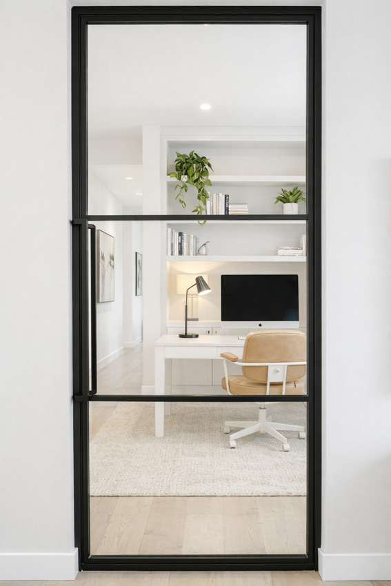 Porte intérieure pivotante Fer forgé 4W Tirza 880 x 2040 mm