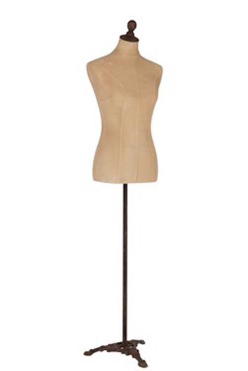 Mannequin textile beige 40x220 cm