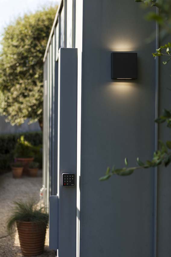 Applique murale d'extérieur Karo - Gris - 8.5W - 4000K - IP54
