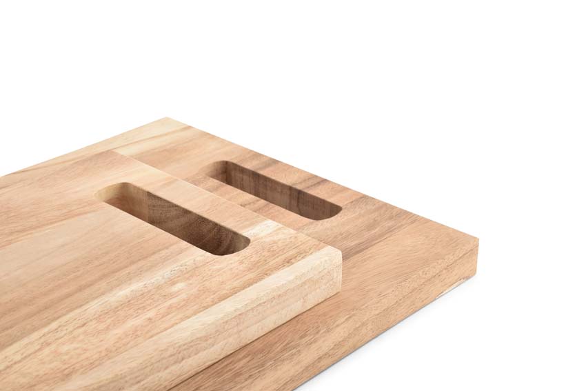 Planche à découper Salt&Pepper bois d'acacia brun 33x22,5cm