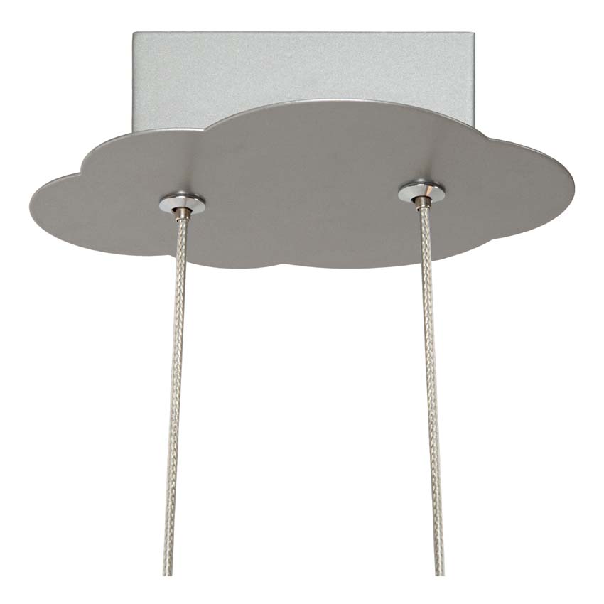 Lucide Fokker - Suspension enfant - LED - 1x28W 2500K - Jaune