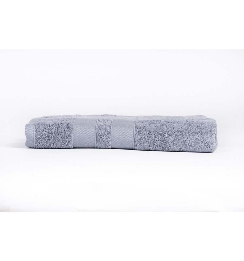 Serviette de douche Cosibel en coton noir 100x150cm qualité hôtelière