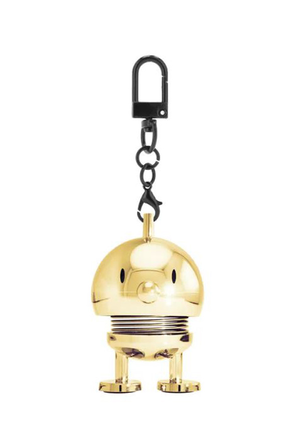 Hoptimist Bag charm goud XS