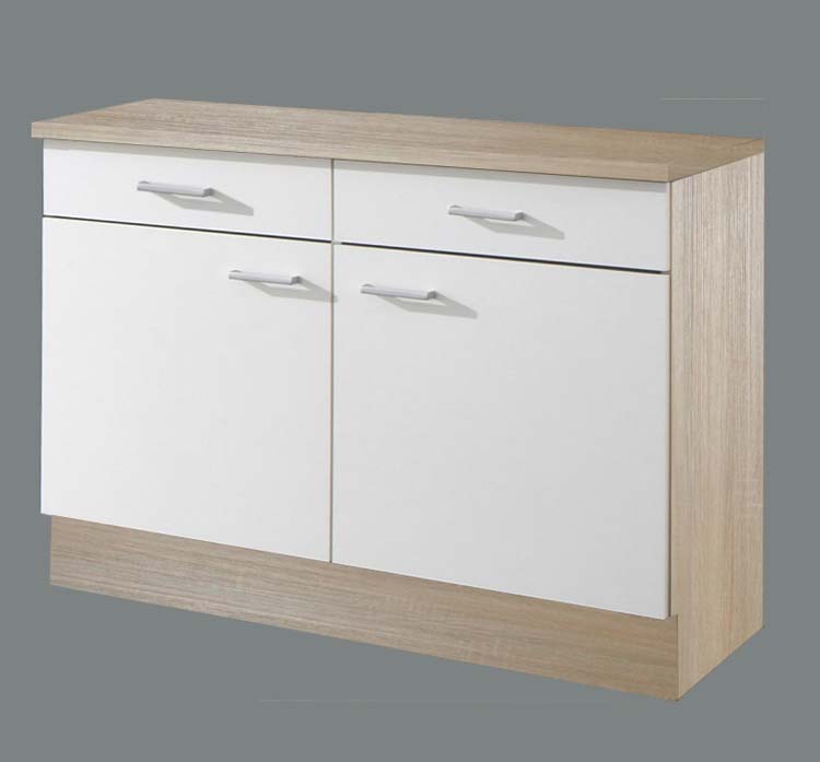 Meuble bas blanc 100x84cm pour Cuisine Budget