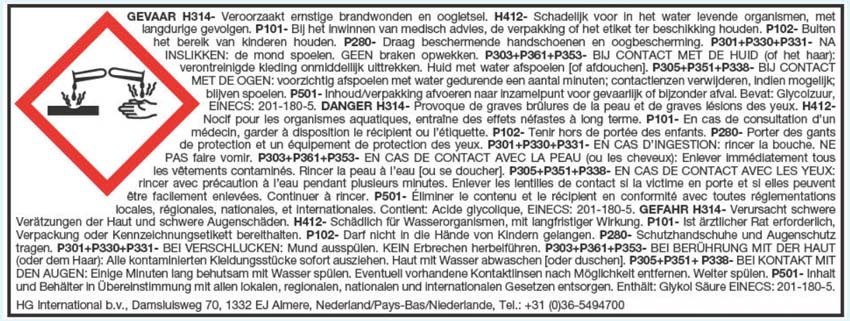 HG super kracht toiletreiniger HG super kracht toiletreiniger