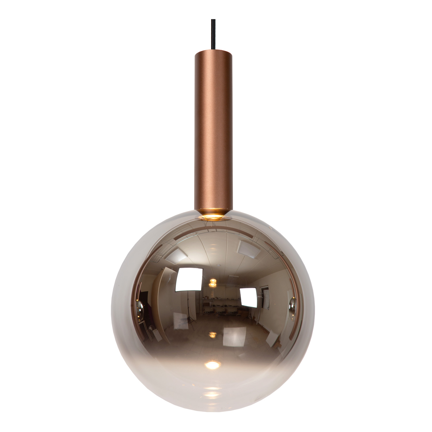 Lucide Premium Jasmine - Suspension - LED Dim. - CCT - 5X4W 2200K/3300K - Cuivre