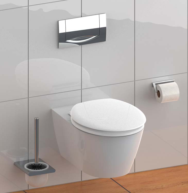 Siège de WC Duroplast softclose blanc