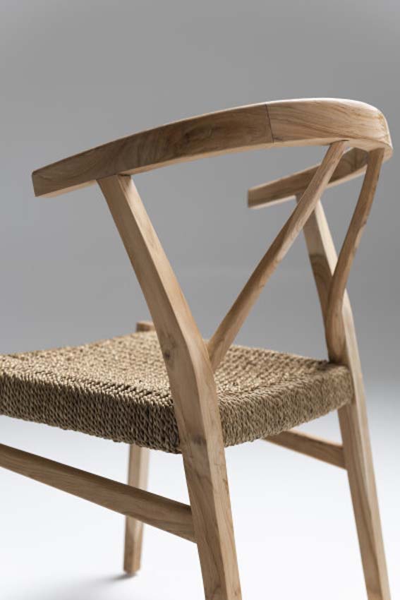 Stoel Lisa teak naturel Stoel Lisa teak naturel