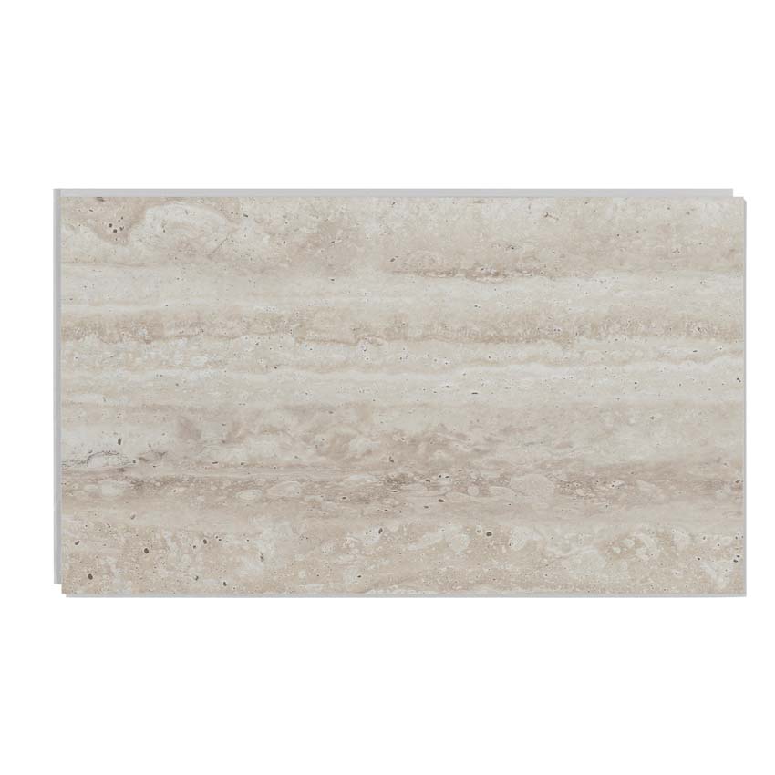 Panneau mural Dumawall+ Travertino pierre naturelle brun 37,5x65cm